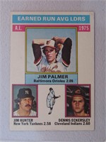 1976 TOPPS 1975 A.L. ERA LEADERS NO.202 VINTAGE