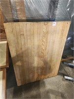 BUTCHER BLOCK TOP WITH DRAWER 36" X 48"