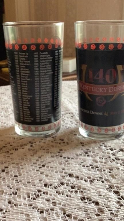 2 - 140th Kentucky Derby Glasses: May 3, 2014