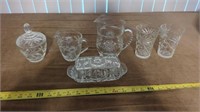 MOON AND STARS GLASS LOT