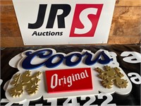Coors Original sign from The Corral