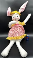 Vintage 44" Tall Annalee Large Easter Rabbit