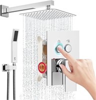 Shower System with Push Button Diverter