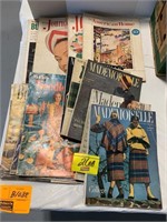 LARGE GROUP OF MADEMOISELLE MAGAZINES, AMERICAN