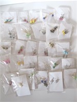 LARGE LOT NEW SURGICAL STEEL EARRIINGS