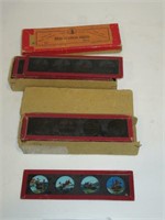 2 BOXES OF MAGIC LANTERN GLASS SLIDES, GEERMANY