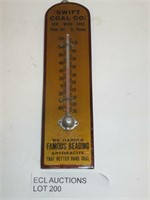 SWIFT COAL COMPANY ST THOMAS ON THERMOMETER