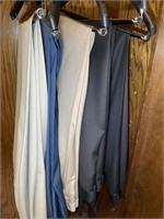 GROUP OF 5 PAIR MENS DRESS PANTS 33 IN WAIST BY NO
