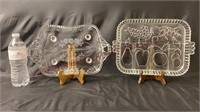 New Martinsville & Indiana Glass Relish Dishes