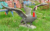 Metal Goose Statue