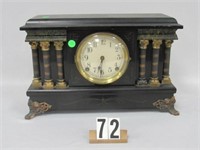 SESSION MANTLE CLOCK WITH EIGHT COLUMNS:
