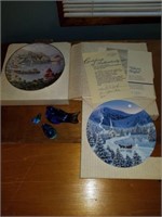 COLLECTOR PLATES AND BIRDS