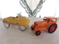 Modern machinery tractor & Xonex pedal car