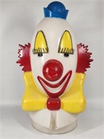 VINTAGE CIRCUS CLOWN PLASTIC MOLDED LIGHT COVER