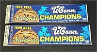 1999 NCAA National Champs Bumper Stickers