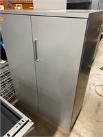 2 Door Steel Grey Steelcase cabinet