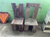 BARN BOARD PLANT STANDS