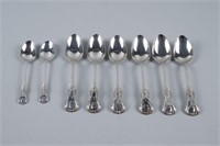 VICTORIAN SCOTTISH SILVER TEASPOONS