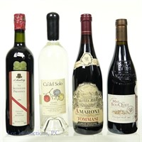 1995, 1999, 2007 Red Wines & Grappa (4)