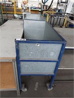 2 Steel 3 Sided Mobile Stock/Storage Trolleys