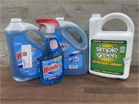 2 gallon windex & spray bottle & 140oz simple