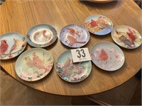 (8) Collectible Bird Plates (Danbury Mint) (R1)