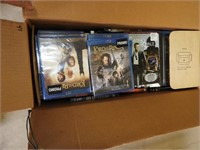 Box of science fiction DVD's