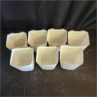 Hanging storage containers, set of 7