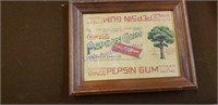 Pepsin gum advertisement