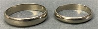 Two White Gold Rings