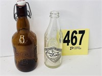 Vintage Grolsch & Coke Bottle