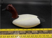 miniature canvasback drake by Artie Bennett-