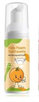 Kids foam toothpaste orange