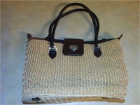 Brighton Woven Raffia Shoulder Bag