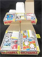 (5) Boxes 1989 Baseball Cards