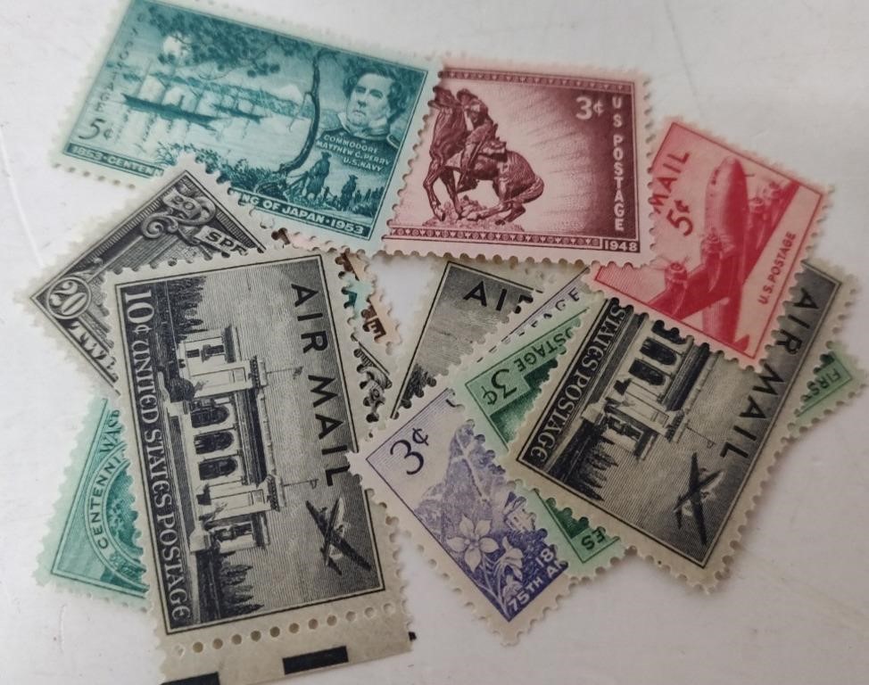 Us Mint Never Hinged Postage Stamps