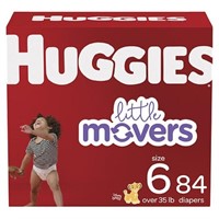 Huggies Little Movers Baby Diapers Size 6 84 Ct