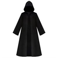 Jedi Costume Adult Jedi Robe Black Cloak Cosplay