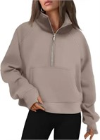 Size Small wkwmrpet Womens Sweatshirt Fleece Half