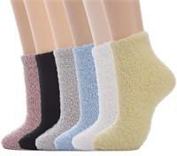 New Womens Fuzzy Socks Microfiber Soft Cozy Warm