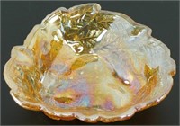 * Gold Color Carnival Glass Dish
