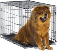 New World 36" Folding Metal Dog Crate, Includes