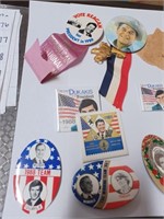 Lot of Political Buttons, Ribbons, Pins- Jimmy