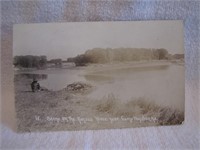 WW1 Scene on the Kansas River near Camp Funston