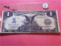 1899 $1 Silver Certificate VG Black Eagle