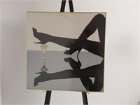 "Champagne & Leg" Yuri Dojc Poster