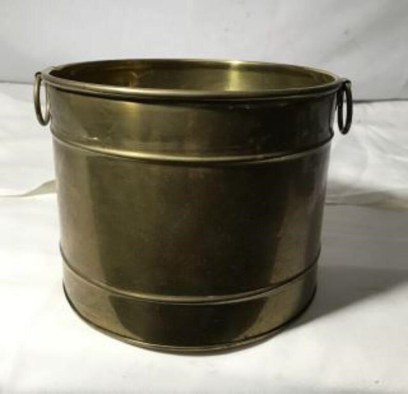 Brass Planter measures 6 inches Tall