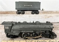 Lionel 229 gunmetal 2-4-2 steam with unmarked