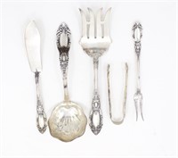 (4) TOWLE Sterling Silver King Richard Servers