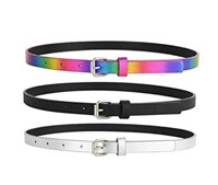 3 Pack Girl's Belt